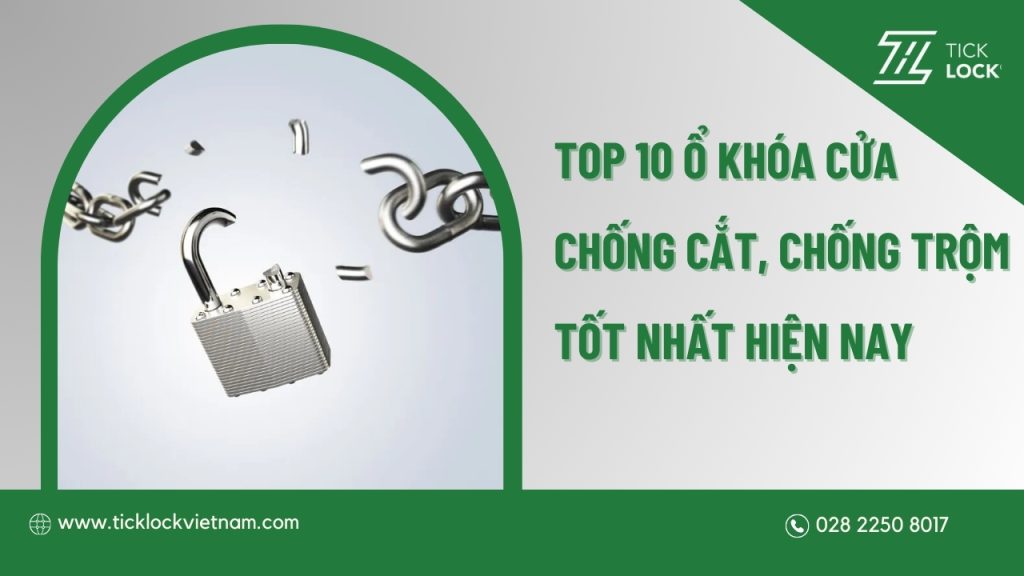 Top 10 Loại Ổ Khóa Cửa Chống Cắt, Chống Trộm Tốt Nhất 2024